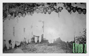 አልጋ ወራሽ ተፈሪ ከበሽታው ካገገሙ በሁዋላ ከመኳንንቱ ጋር የተነሱት