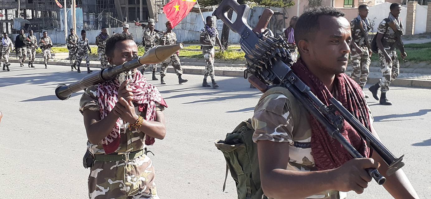 ሕወሓት ያሰለጠናቸው ወታደሮችና ሚሊሻዎች በመቐሌ ወታደራዊ ትርኢት ማሳየታቸው ተሰማ ...